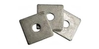Square Plate Washers, HD Galv.
